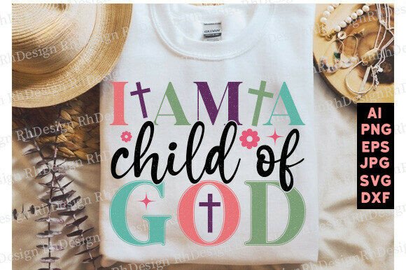 Child of God SVG PNG Review: Graphics & T-Shirt Designs