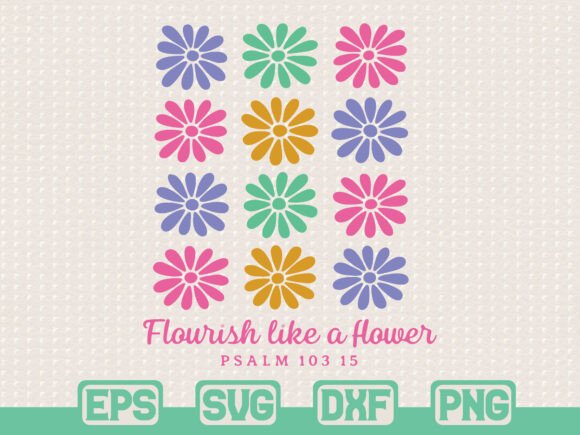 Christian Bible Verse SVG Floral Quote Graphics for T-Shirt Designs