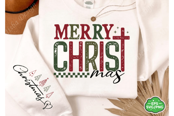 Christian Merry Christmas SVG PNG Graphics & T-Shirt Designs