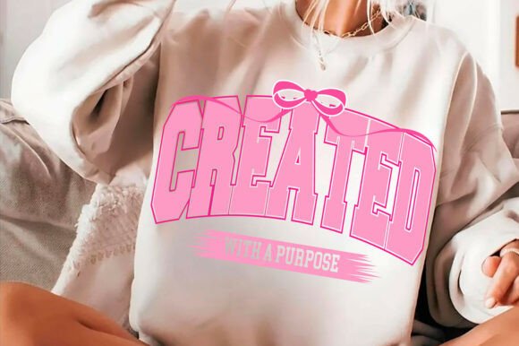 Created with a Purpose PNG for Christian T-Shirt Graphics
