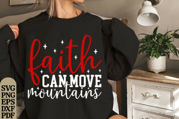 Faith Can Move Mountains Png, Christian Design Review