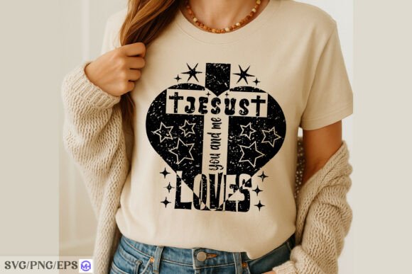 Jesus Loves You and Me Inspirational SVG: A Designer's Review for T-Shirt Graphics